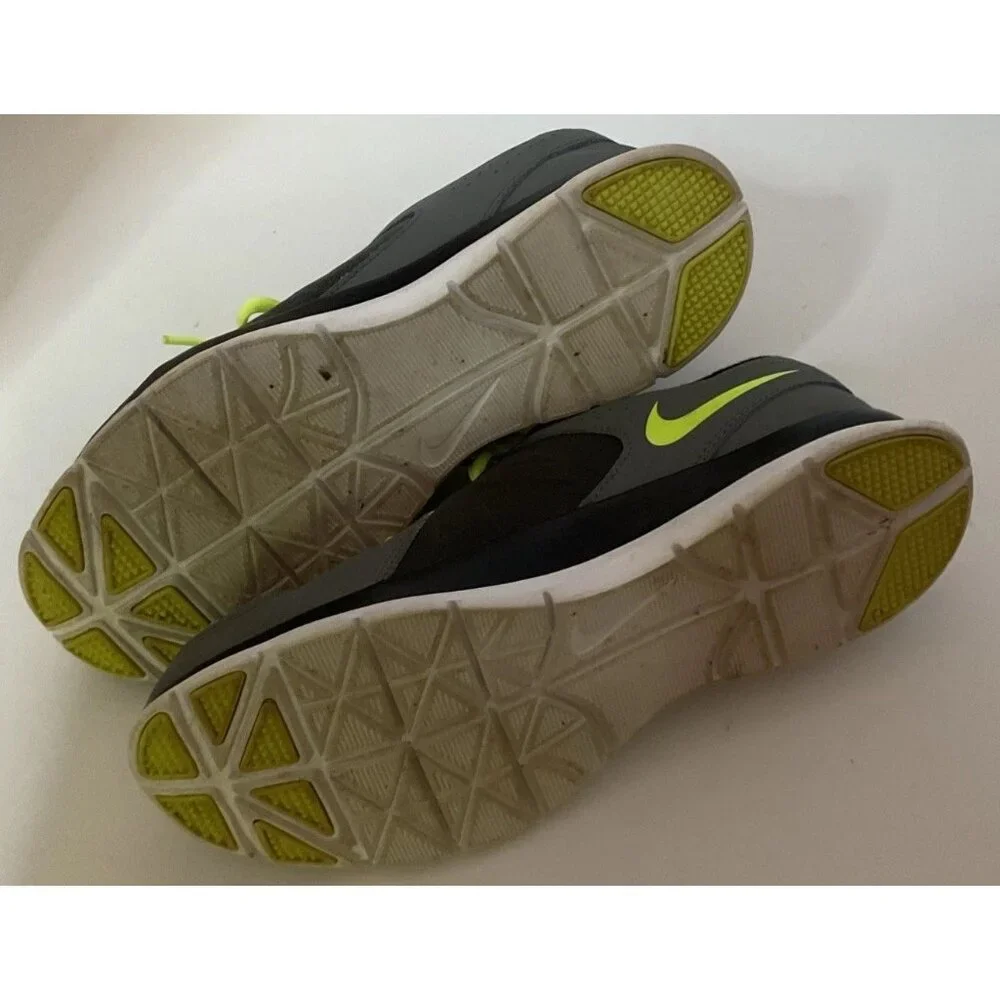 Nike Training Flex Trainer 3 Gray Neon Green Sneakers‎ Size 9 580374-010